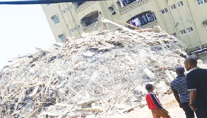 JUST IN: Lagos Building Collapse, Five Dead