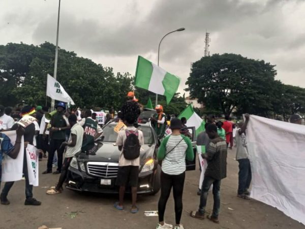 Nationwide Protest: Police Attacks Abuja Protesters