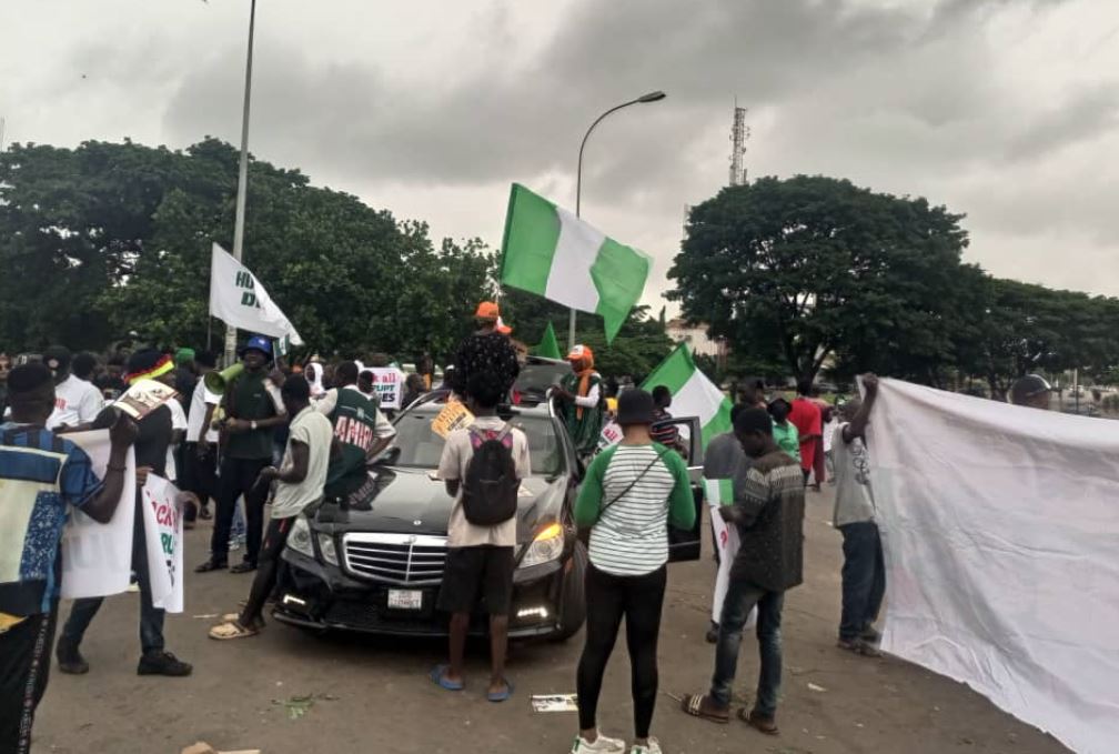 Nationwide Protest: Police Attacks Abuja Protesters