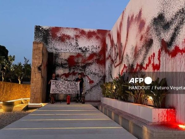 Messi’s House, Vandalized By Climate Activists