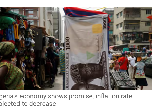 Nigeria economy shows inflation rate projects to decrease