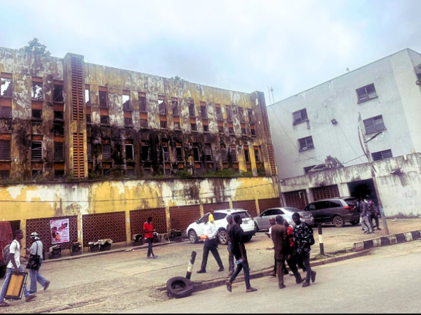 Yabatech: hostel in deteriorated state, and afraid of collapse.