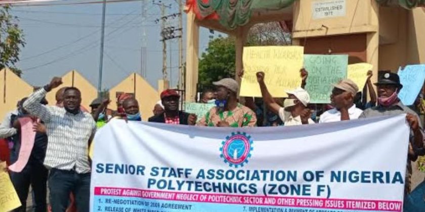 Polytechnic workers to embark on three-day warning strike over career stagnation